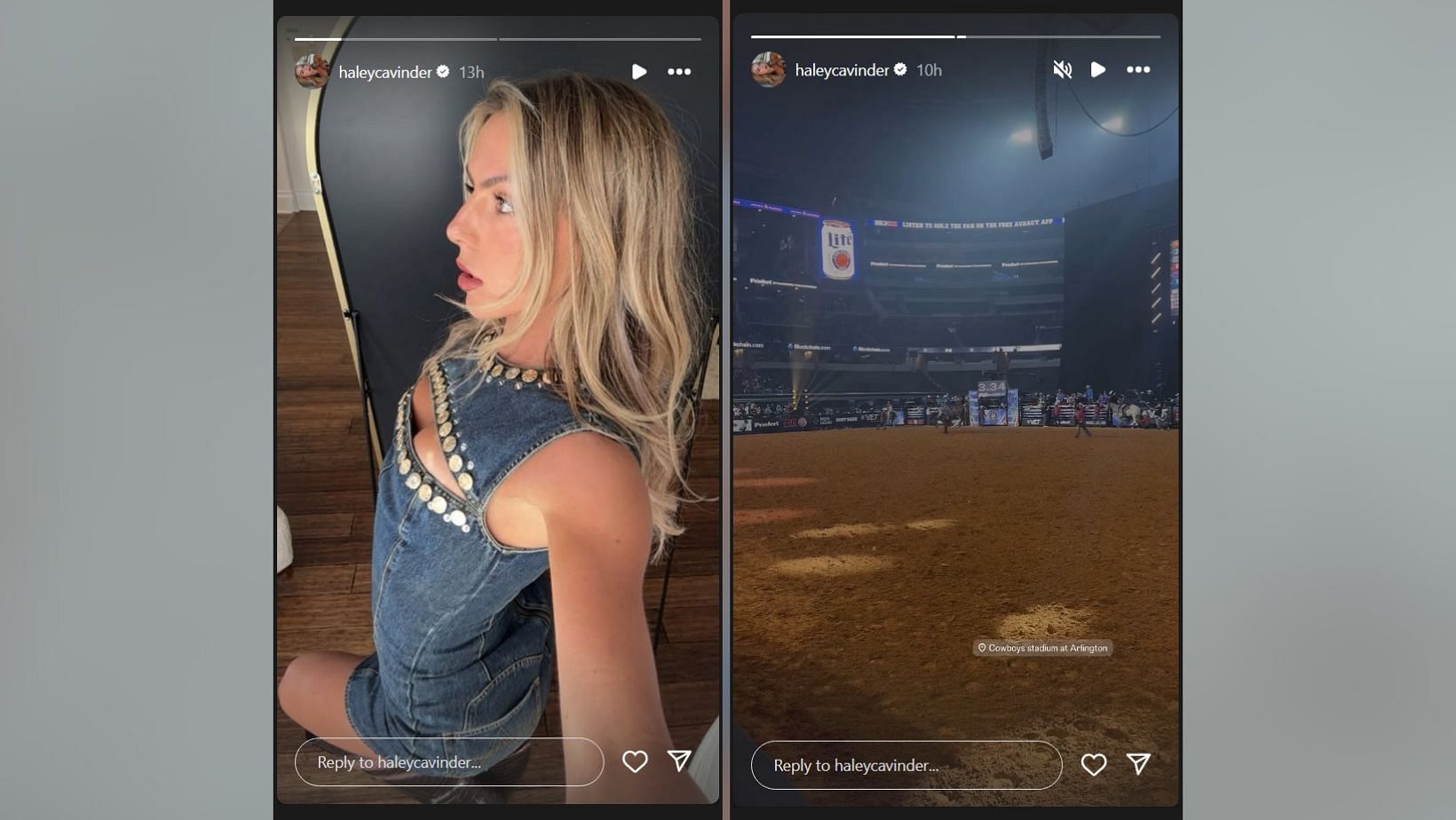 Jake Ferguson's GF Haley Cavinder shows off cowboy-style outfit (Image Credit: Haley Cavinder/IG)